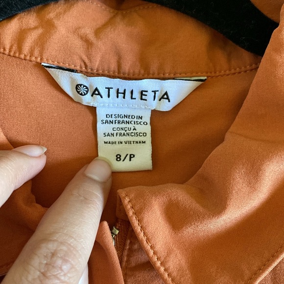 Athleta Brooklyn Romper in Clay size 8 Petite - Picture 5 of 7